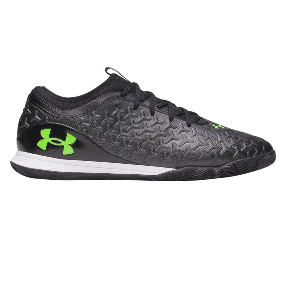 Under Armour Mens Magnetico Textured Soccer Cleats / Black/Green